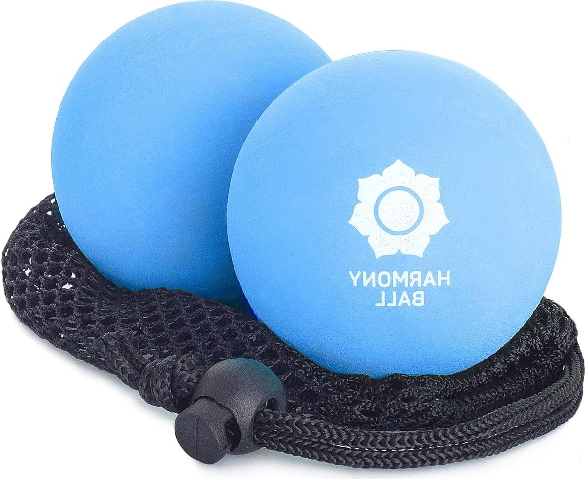 Goedkoopste 2 stuks massageballen van natuurlijk rubber - 72 cm - aangenaam zacht - fascia-massage - zelfmassage massage bal voeten