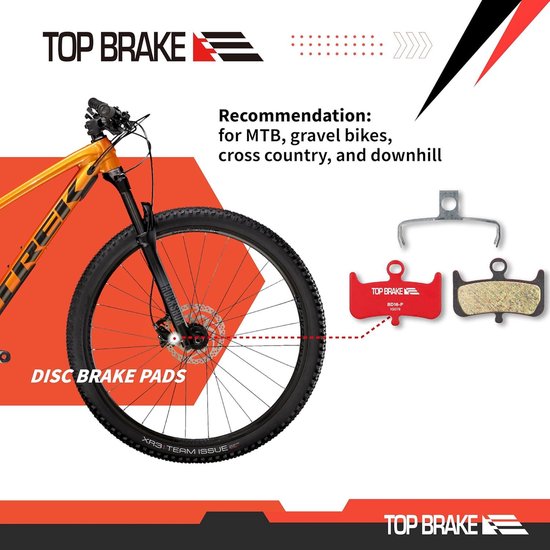 Composé E-bike Premium Plaquettes De Frein TOP BRAKE Pour Hayes Dominion A4 - Compatible VTT Électrique Composé E-bike Premium Plaquettes De Frein TOP BRAKE Pour Hayes Dominion A4 - Compatible VTT Électrique