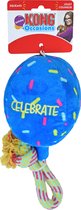 Kong hond Occasions birthday balloon blauw, large. - 40 x 13,5 x 13cm