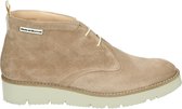 Floris van Bommel 50106-26-01 - Volwassenen VeterlaarzenHalf-hoge schoenen - Kleur: Wit/beige - Maat: 41