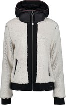 Luhta Inkeroinen Teddy Full Zip Vest - Outdoorvest Voor Dames - Wit/Zwart - L