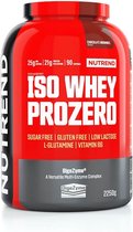 Nutrend - Iso Whey Prozero (Chocolate/Brownies - 2250 gram) - Whey Protein - Eiwitpoeder - Eiwitshake