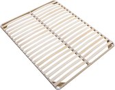 Lattenbodem - te monteren 140 x 190 cm - 2 x 19 latten - zonder poten - beige