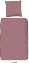 Bettwasche 135x200+1-80x80 - katoen-satijn dusty pink