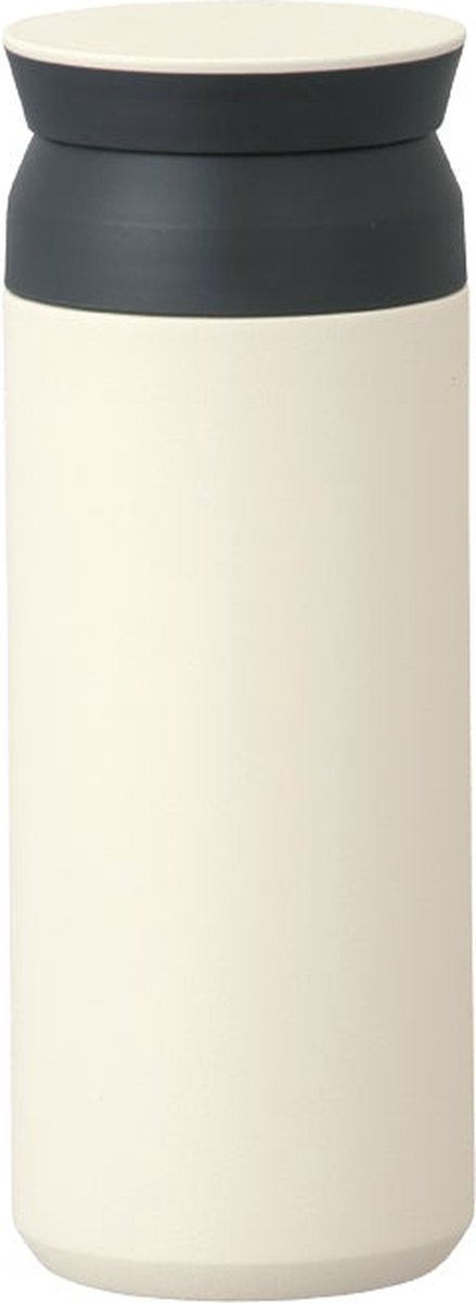 Kinto Travel Tumbler 500ml - wit - rvs thermosfles - koffiecup - herbruikbaar - koffiebeker