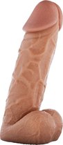 Quali® Realistische Dildo - Siliconen Dildo - Seksspeeltje Voor Volwassenen - Dikke Aders- XL 21CM -Dildo Met Zuignap