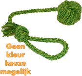 Happy Pet Nuts For Knots - Werpflostouw met Touwbal - Assorti - 48 x 7 x 7 cm