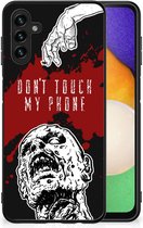 Back Case TPU Siliconen Hoesje Samsung Galaxy A13 5G | Samsung Galaxy A04s GSM Hoesje met Zwarte rand Zombie Blood