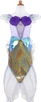 Paars en goudkleurig zeemeermin kostuum voor meisjes - Verkleedkleding
