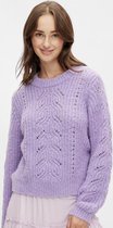 Pieces Trui Pckassandra Ls O-neck Knit Fd Pb 17119525 Sunlit Allium Dames Maat - XL