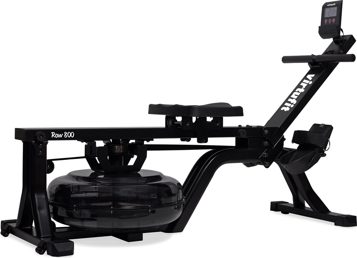VirtuFit Row 800 Roeitrainer - Water Resistance - Inklapbaar - Hartslagfunctie - 8 Trainingsniveaus - Roeitrainers - Roeimachine voor Thuis