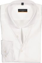 ETERNA slim fit  stretch overhemd - wit - Strijkvrij - Boordmaat: 41