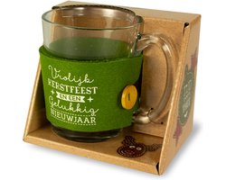 Oud en Nieuw - Nieuwjaar - Kerst - Theeglas - Kerst en Nieuwjaar