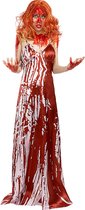 FUNIDELIA Carrie kostuum voor vrouwen Nepbloed - Maat: S - Rood