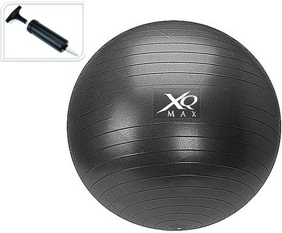 of Commandant Zachte voeten XQ Max – Gymbal – Anti burst – 65 CM – zwart - yoga bal - fitnessbal | bol .com
