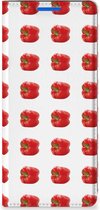 Book Case OPPO Reno 6 Pro Plus 5G Telefoonhoesje Paprika Red