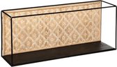Gevlochten rotan wandplank - 48 x 12 x 20 cm