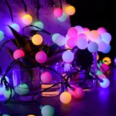 Lichtsnoer - Batterij - 9 Meter - 50 LED's - Gekleurd - Lichtslinger - Fairy Lights