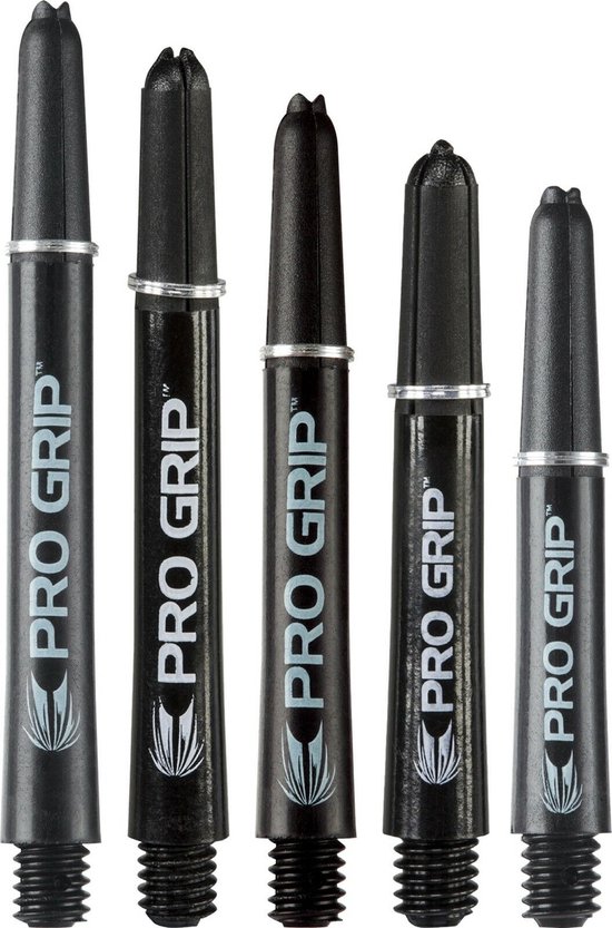 Target Pro Grip Dartshafts - Zwart - Medium - (1 Set) van Target — afbeelding 4