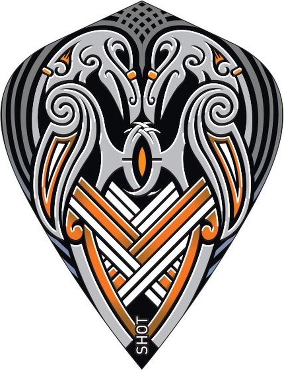 Shot Viking Raven Black Kite - Dart Flights