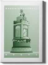 Walljar - Baroniemonument - Muurdecoratie - Poster