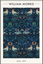 Walljar - William Morris - Birds - Muurdecoratie - Canvas schilderij