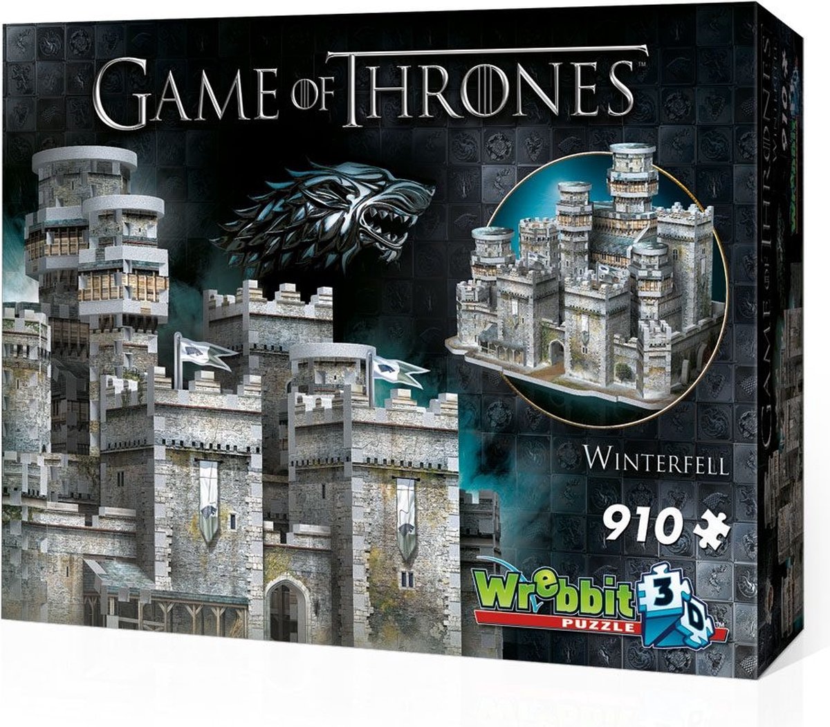 Puzzle 3D Wrebbit - Game of Thrones Winterfell (910) | bol.com