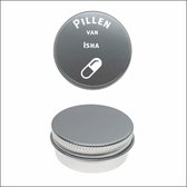 Pillen Blikje Met Naam Gravering - Isha