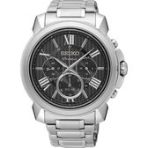 Seiko Premier SSC597P1 horloge heren - zilver - edelstaal