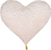 Kussen - Hart - Roze - 40 x 45 x 9 cm