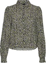 Vero Moda Blouse Vmyrsa L/s Frill Shirt Vip 10270368 Black Dames Maat - S