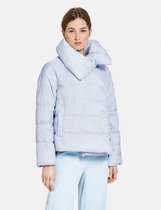TAIFUN Dames Gewatteerde jas met knoopsluiting opzij Horizon Blue-40