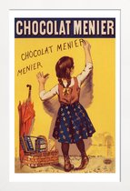 JUNIQE - Poster in houten lijst Poster for Chocolat Menier, Firmin