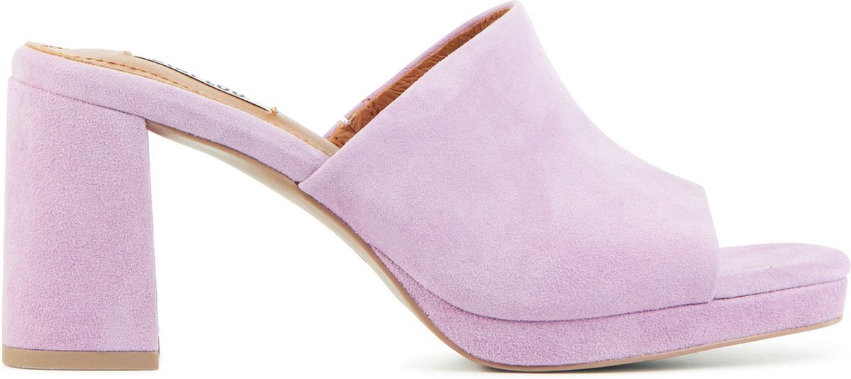 BiBi Lou Vrouwen Suède    Slippers /   - 620P30VK - Lila - Maat 36