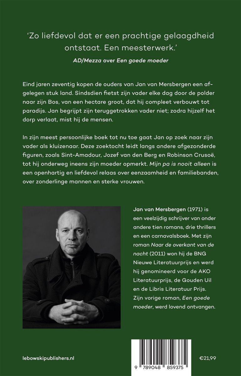 Mijn pa is nooit alleen (ebook), Jan van Mersbergen 9789048859382 Boeken Mijn pa is nooit alleen (ebook), Jan van Mersbergen 9789048859382 Boeken