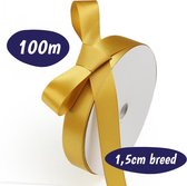 Luxe Inpak Lint - Goud - Satijn Glans - 100 Meter - Cadeaulint