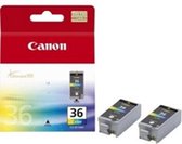 Originele inkt cartridge Canon CLI-36 Twinpack
