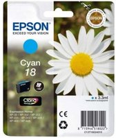 Compatibele inktcartridge Epson T1802 Cyaan