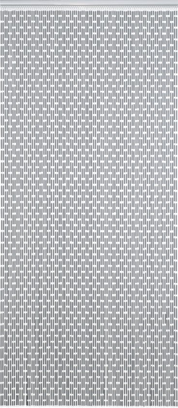 Liso Vliegengordijn Hulzengordijn Kant en Klaar 100 x 232 cm - Zilver - Deurhor - Deurgordijn - Tegen Vliegen - Nauwsluitend - Horgordijn - Gordijn