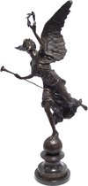 Bronzen beeld - Godin van de overwinning - Griekse Mythologie - 65,5 cm hoog