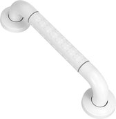 Bonade Grab Bar Anti-slip voor Bad & douche muur Grab Bar wit roestvrij staal & Nylon veiligheid Grips Grab Bar badkamer / douche handvatten / greep bar voor senioren, lengte 35 cm