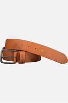 DEELUXE Geperforeerde leren riem AKLEY Cognac