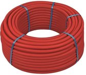 Henco Standard flexibele meerlagenbuis met mantel - 26 x 3 mm 25 meter rood