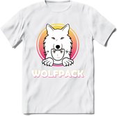 Saitama T-Shirt | Wolfpack Crypto ethereum Heren / Dames | bitcoin munt cadeau - Wit - M