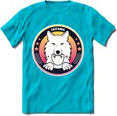 Saitama T-Shirt | Wolfpack Crypto ethereum Heren / Dames | bitcoin munt cadeau - Blauw - XXL