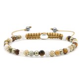 KARMA armband 84415 Spiral Living Daylight XXS (gold crystal)