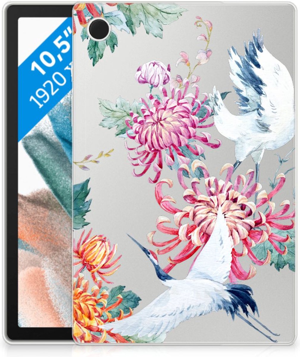 Samsung Galaxy Tab A8 2021/2022 Back Case Bird Flowers