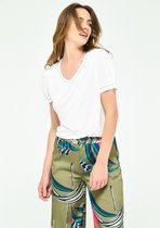 LOLALIZA T-shirt korte mouwen - Wit - Maat XL