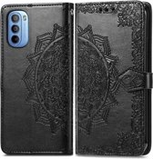 iMoshion Mandala Booktype Motorola Moto G31 / G41 hoesje - Zwart