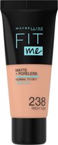 Maybelline Fit Me Matte & Poreless Foundation - 238 Rich Tan - 30 ml